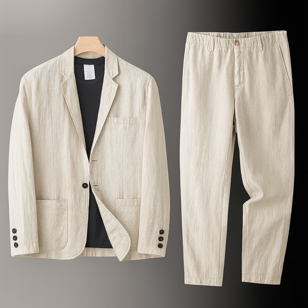 Elegante conjunto de lino