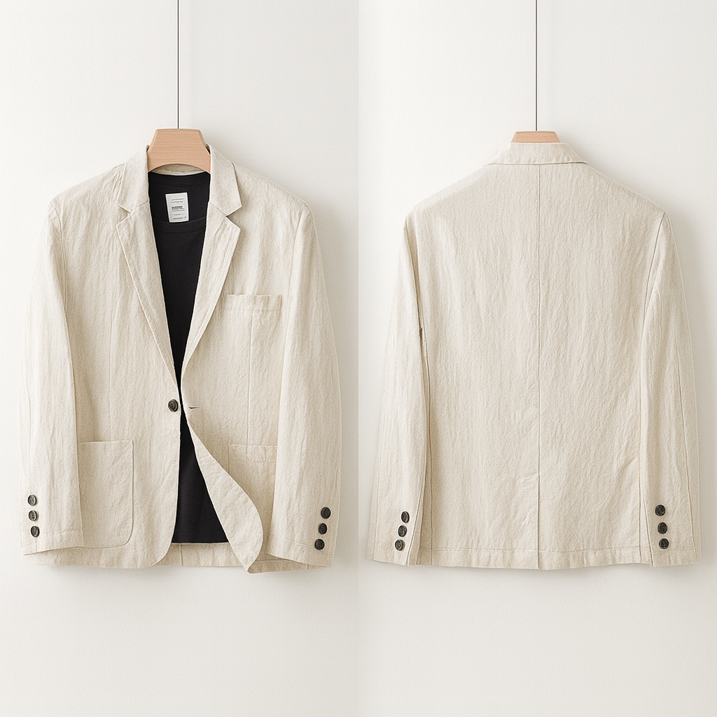 Elegante conjunto de lino