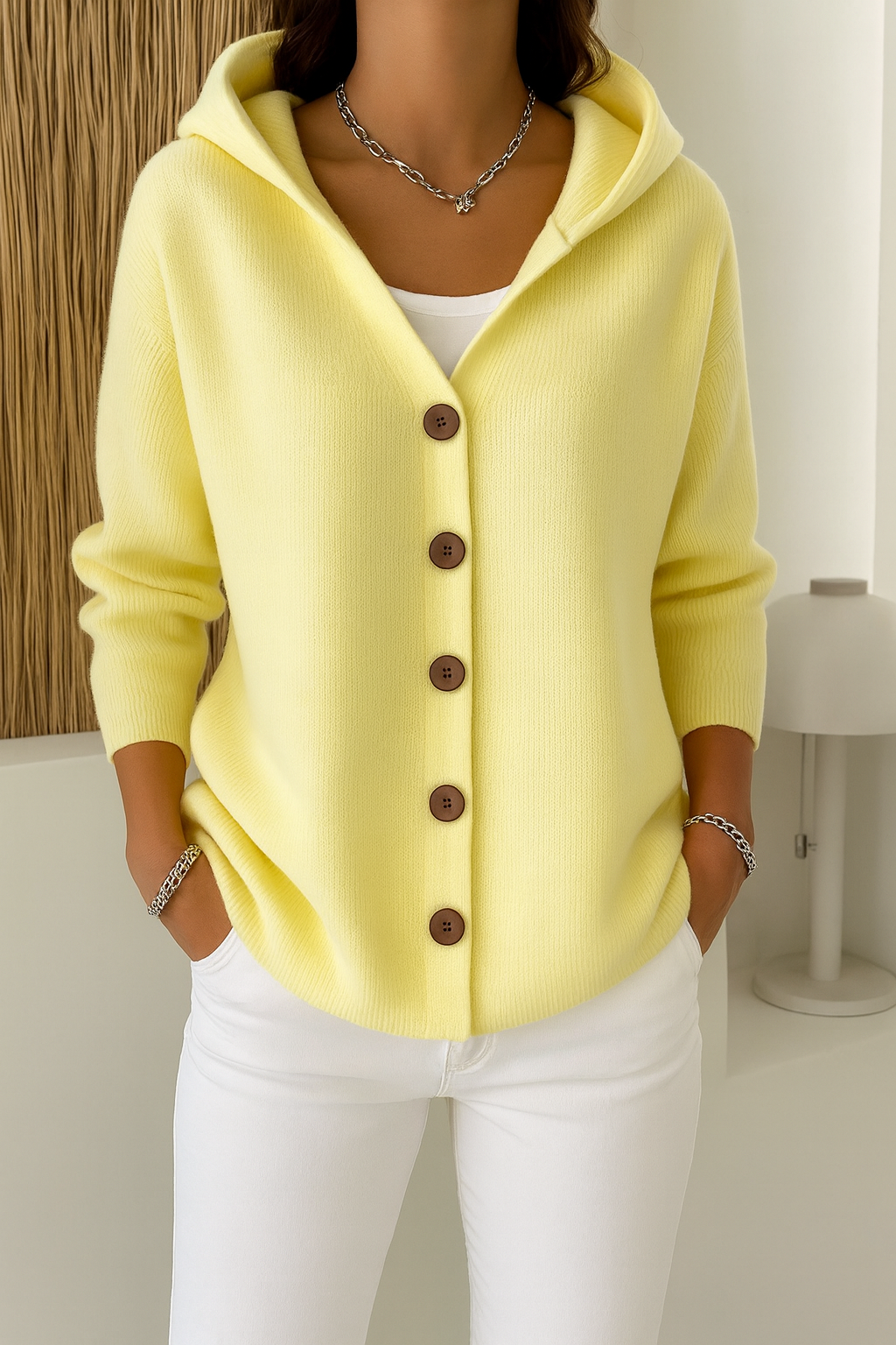 Luna Cárdigan con Capucha