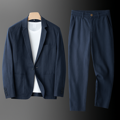 Elegante conjunto de lino