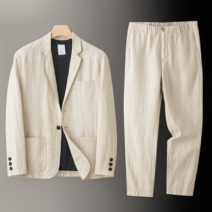 Elegante conjunto de lino