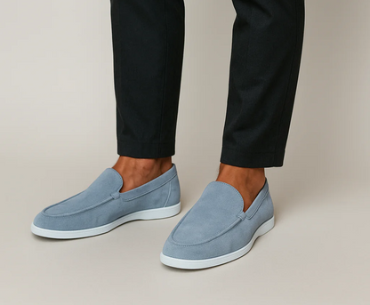 Elegantes mocasines de ante